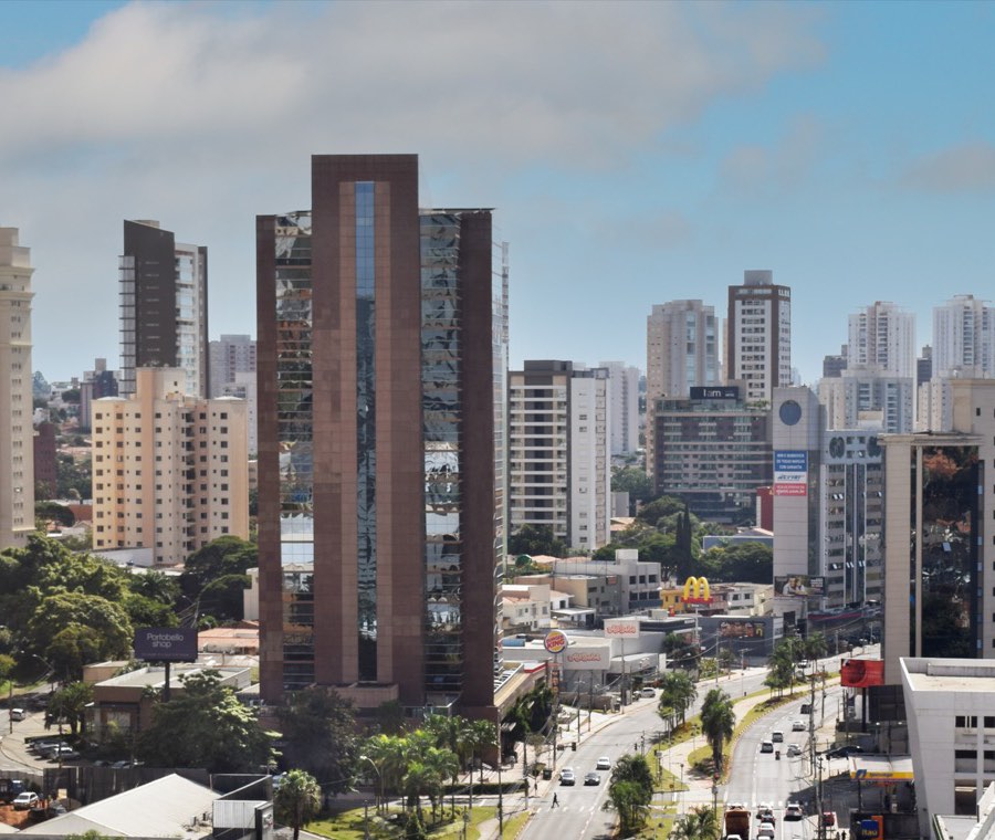 The Campinas skyline, Brazil.